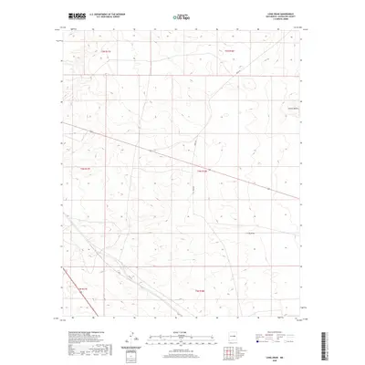 2020 Map of Long Draw, 2020 Print