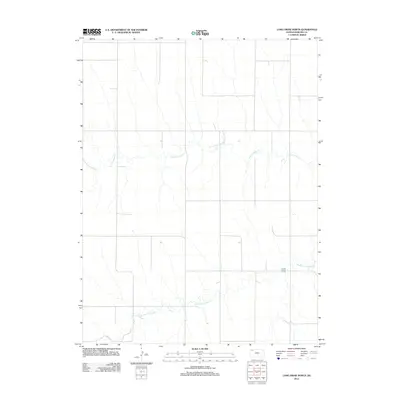 2012 Map of Long Draw North, 2012 Print