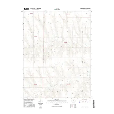 2015 Map of Long Draw North, 2015 Print