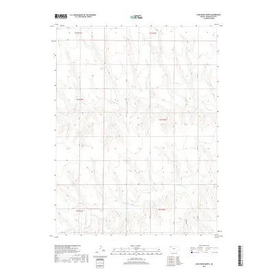 2018 Map of Long Draw North, 2018 Print