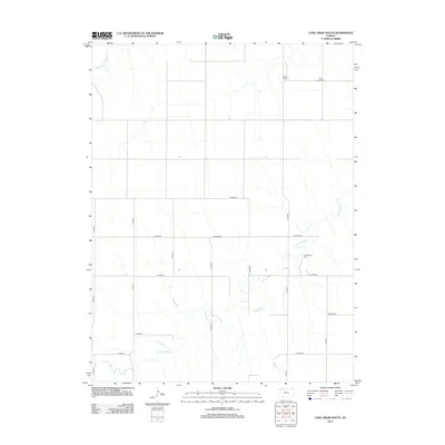 2012 Map of Long Draw South, 2012 Print