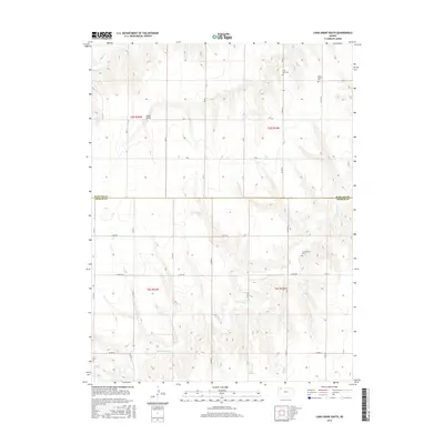 2015 Map of Long Draw South, 2015 Print