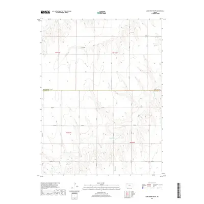 2018 Map of Long Draw South, 2018 Print