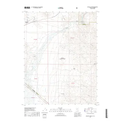 2018 Map of Long Dry Canyon, 2018 Print