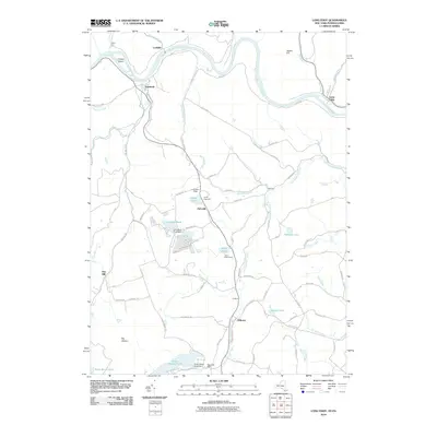 2010 Map of Long Eddy, 2010 Print
