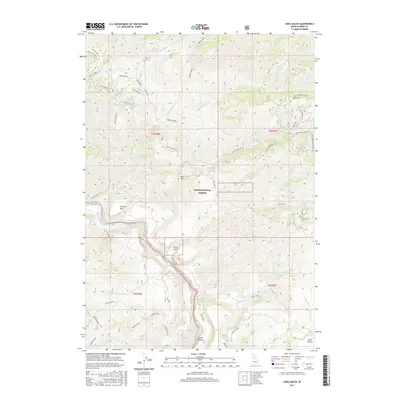 2017 Map of Long Gulch, 2017 Print