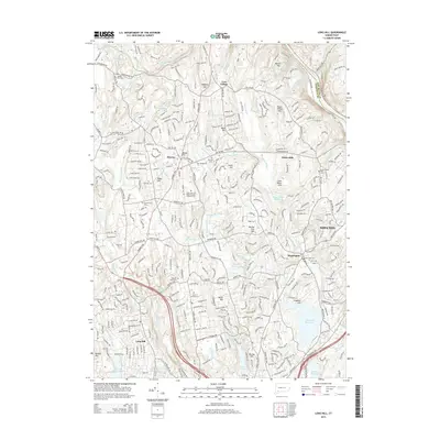 2015 Map of Long Hill, 2015 Print