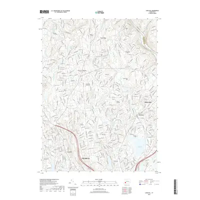 2018 Map of Long Hill, 2018 Print