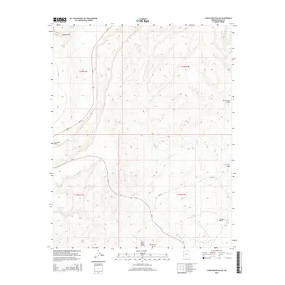 2014 Map of Long House Valley, 2014 Print