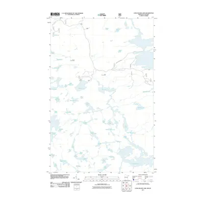 2011 Map of Long Island Lake, 2011 Print