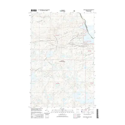 2016 Map of Long Island Lake, 2016 Print