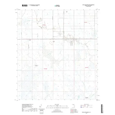 2018 Map of Long Island Marsh NW, 2018 Print