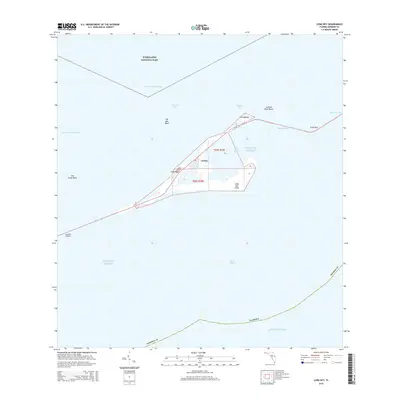 2015 Map of Long Key, 2015 Print