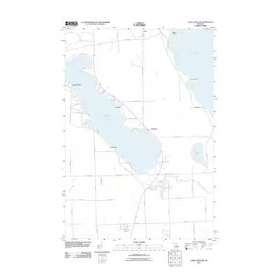 2011 Map of Long Lake East, 2011 Print