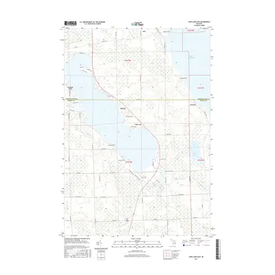 2017 Map of Long Lake East, 2017 Print