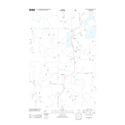 2013 Map of Long Lake, 2013 Print