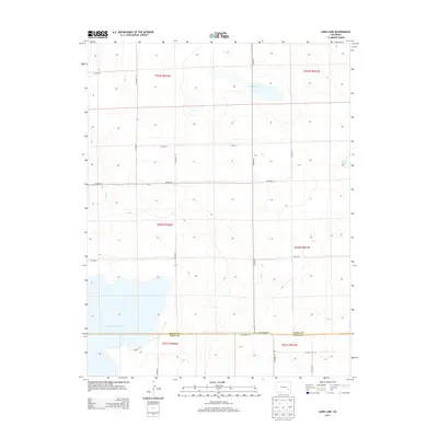 2013 Map of Long Lake, 2013 Print