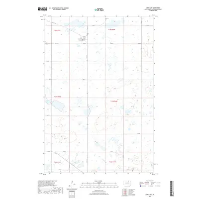2017 Map of Long Lake, 2017 Print