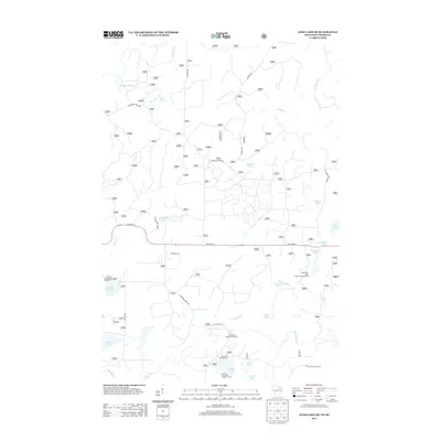 2013 Map of Long Lake NE, 2013 Print