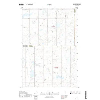 2017 Map of Long Lake NE, 2017 Print