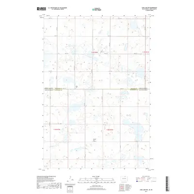 2017 Map of Long Lake NW, 2017 Print