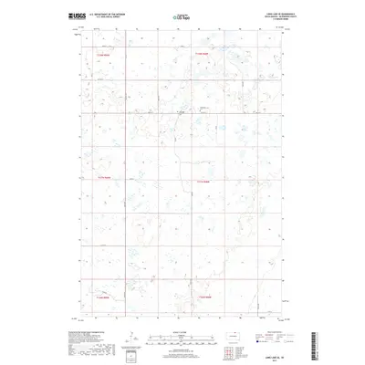 2017 Map of Long Lake SE, 2017 Print