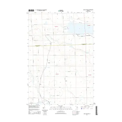 2014 Map of Long Lake West, 2014 Print