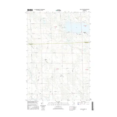 2017 Map of Long Lake West, 2017 Print
