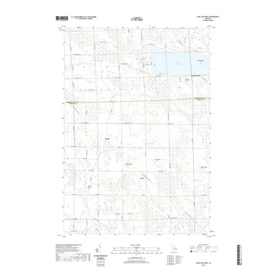 2019 Map of Long Lake West, 2019 Print