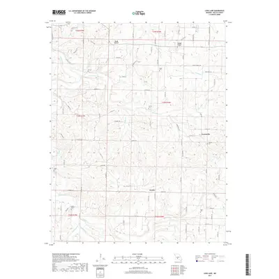 2017 Map of Long Lane, 2017 Print
