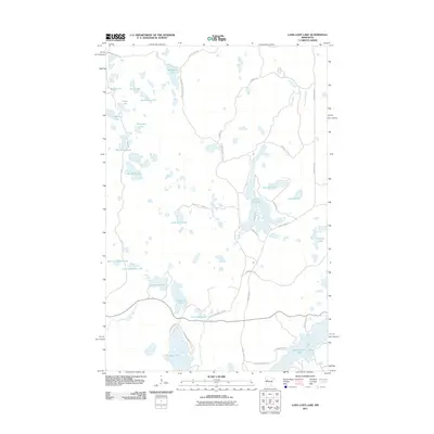 2011 Map of Long Lost Lake, 2011 Print
