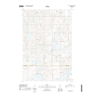 2019 Map of Long Lost Lake, 2019 Print