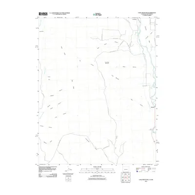 2010 Map of Long Mountain, 2010 Print