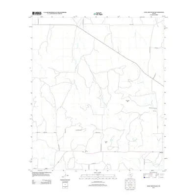 2012 Map of Long Mountain, 2012 Print