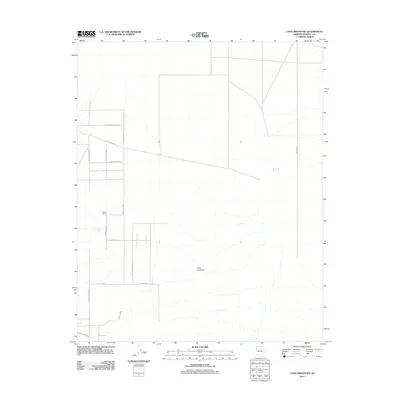 2011 Map of Long Mountain, 2011 Print
