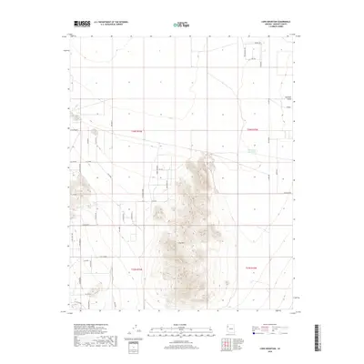 2018 Map of Long Mountain, 2018 Print