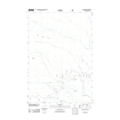 2011 Map of Long Peak, 2011 Print
