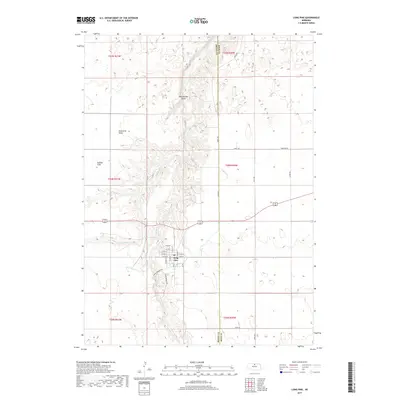2017 Map of Long Pine, 2017 Print