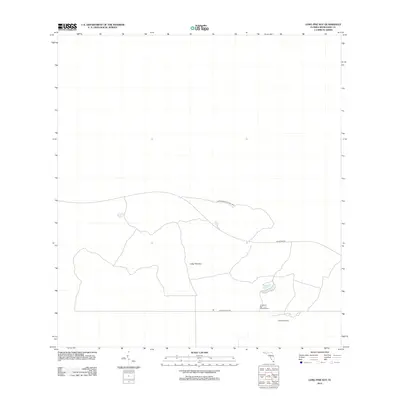 2012 Map of Long Pine Key, 2012 Print