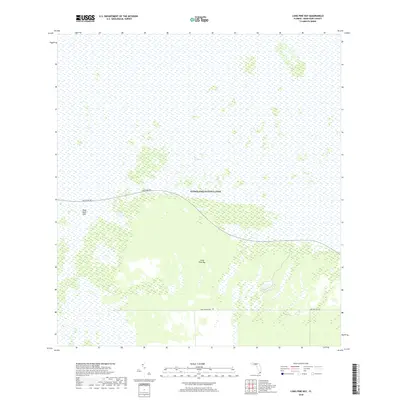 2018 Map of Long Pine Key, 2018 Print
