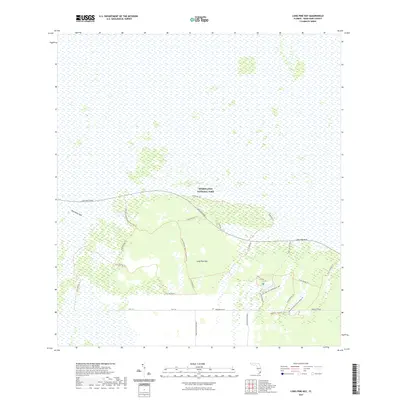 2021 Map of Long Pine Key, 2021 Print