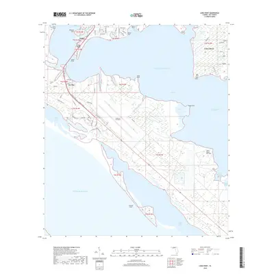 2018 Map of Long Point, 2018 Print