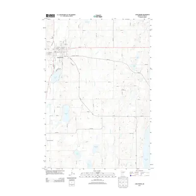 2013 Map of Long Prairie, 2013 Print