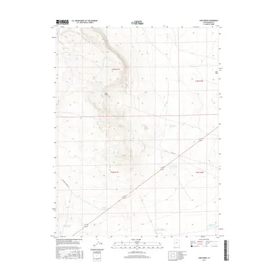 2017 Map of Long Ridge, 2017 Print