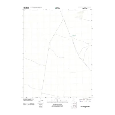 2010 Map of Long Ridge Reservoir, 2010 Print