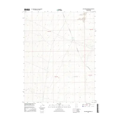 2017 Map of Long Ridge Reservoir, 2017 Print