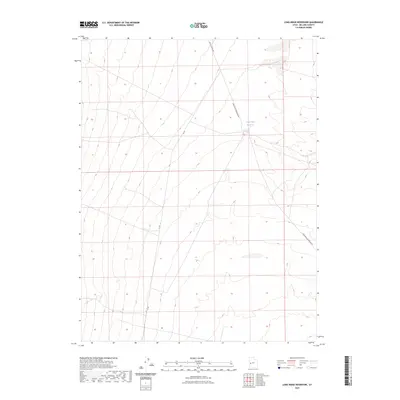 2023 Map of Long Ridge Reservoir, 2023 Print