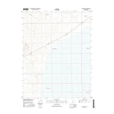 2017 Map of Long Ridge SW, 2017 Print