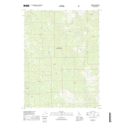 2018 Map of Long Ridge, 2018 Print