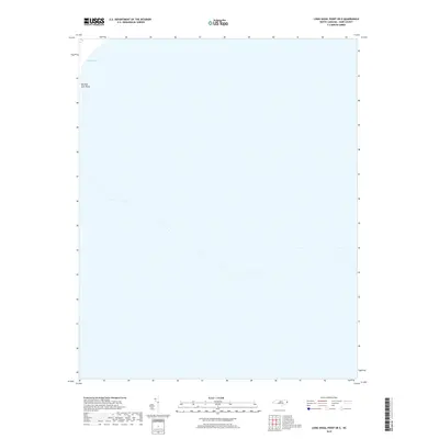 2019 Map of Long Shoal Point OE E, 2019 Print